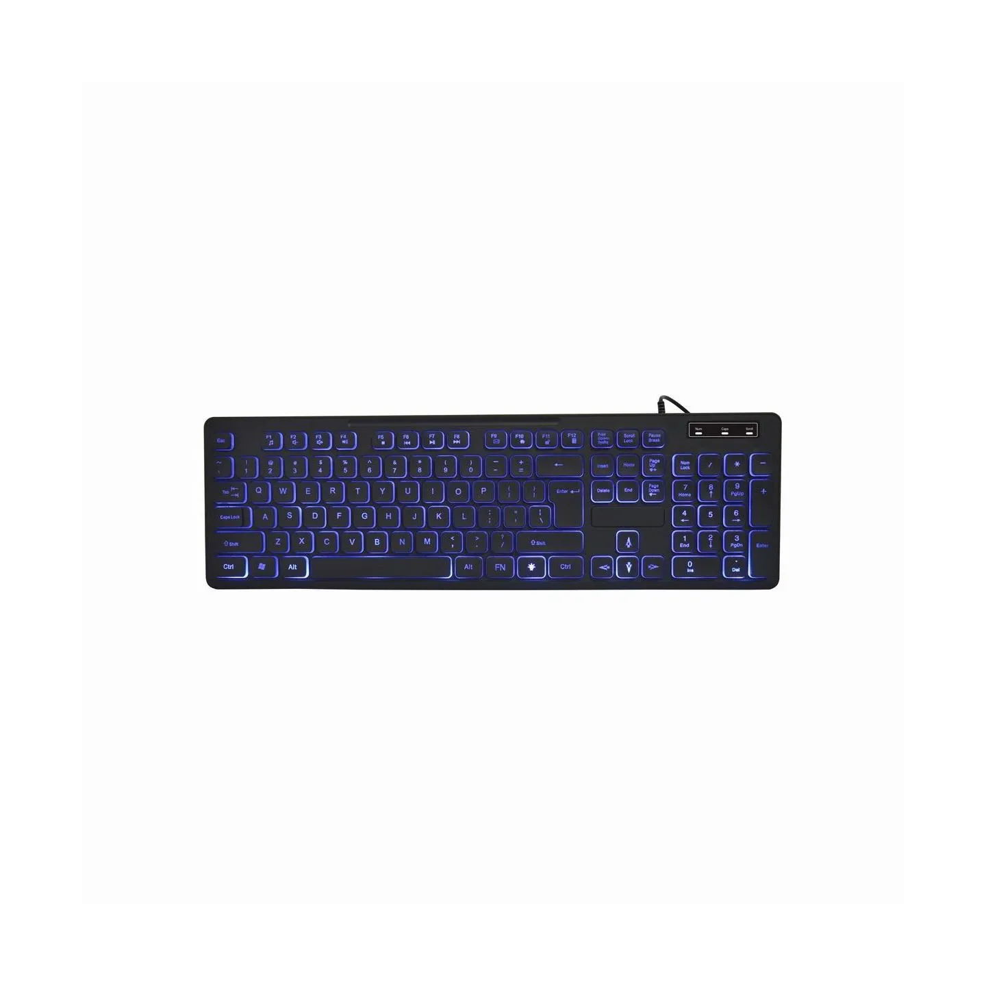 Gembird KEYBOARD MULTIMEDIA USB ENG/BLACK KB-UML3-02 GEMBIRD