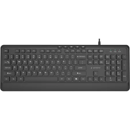 Gembird KEYBOARD MULTIMEDIA USB ENG/BLACK KB-MCH-05 GEMBIRD