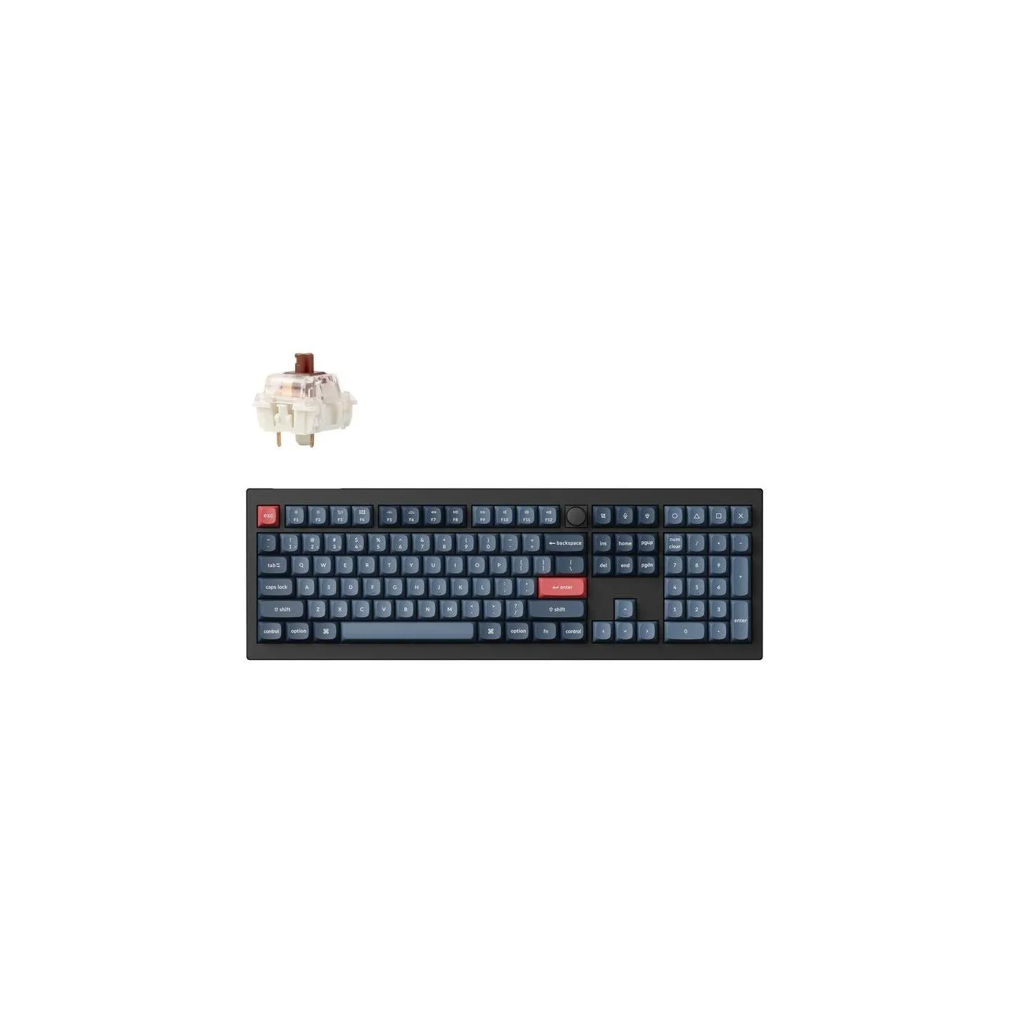 Keychron KEYBOARD WRL V6 MAX/CARBON BLACK V6M-D3 KEYCHRON