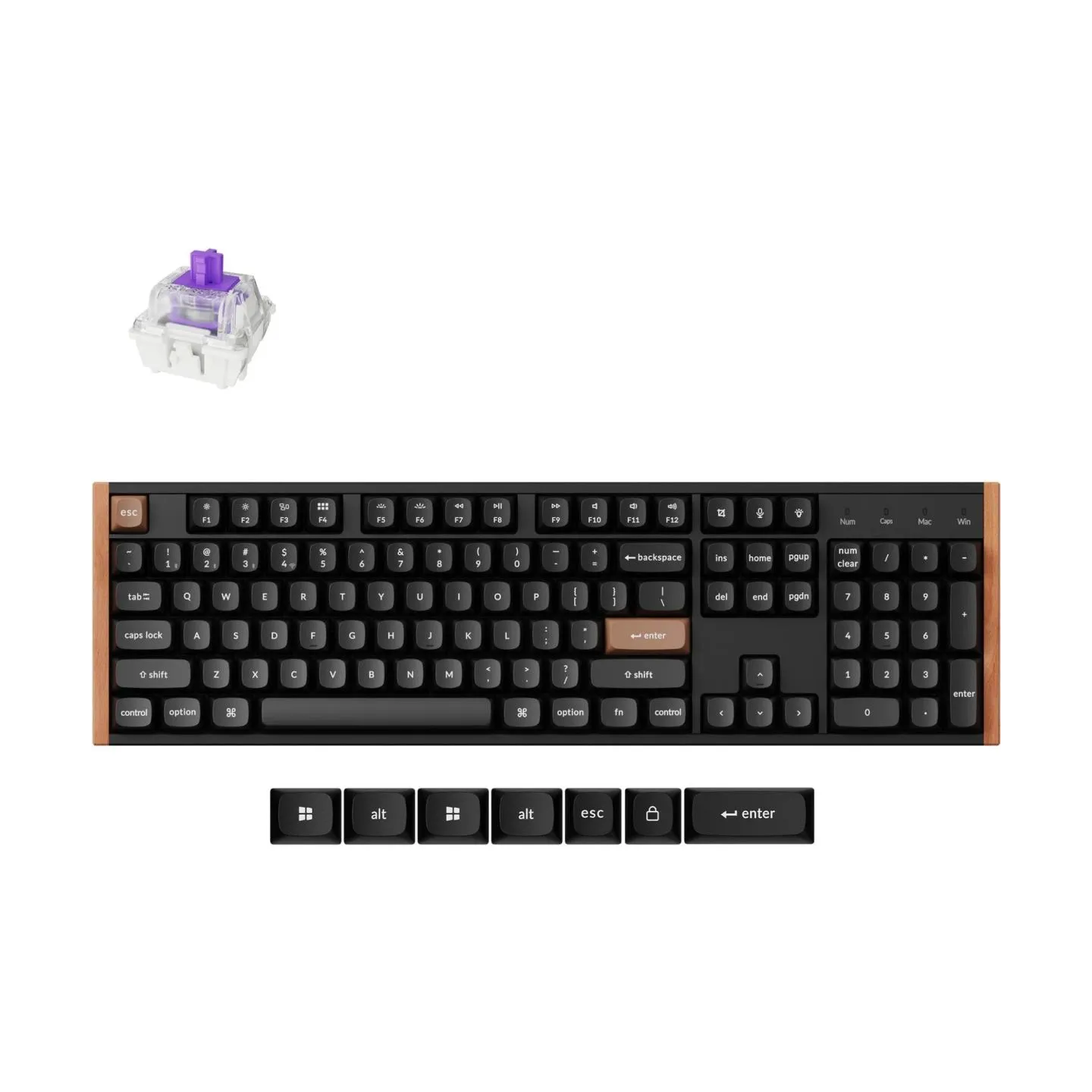 Keychron KEYBOARD WRL K10 HE SPECIAL ED/BLACK K10H-F1 KEYCHRON