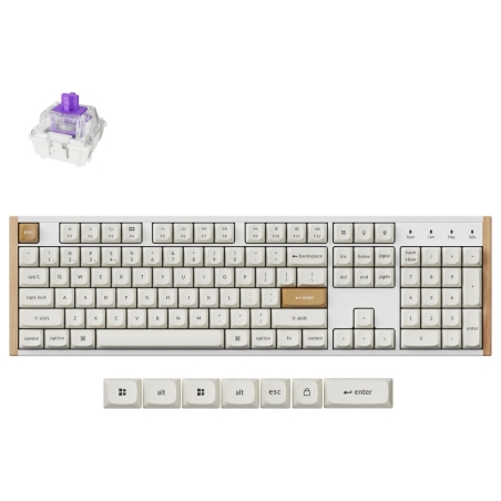 Keychron KEYBOARD WRL K10 HE SPECIAL ED/WHITE K10H-Q1 KEYCHRON
