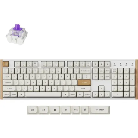 Keychron KEYBOARD WRL K10 HE SPECIAL ED/WHITE K10H-Q1 KEYCHRON