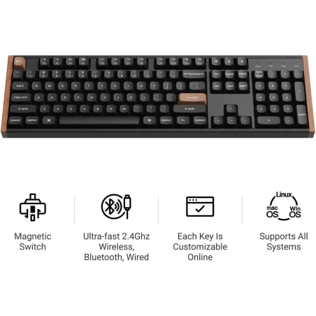 Keychron KEYBOARD WRL K10 HE SPECIAL ED/WHITE K10H-Q1 KEYCHRON
