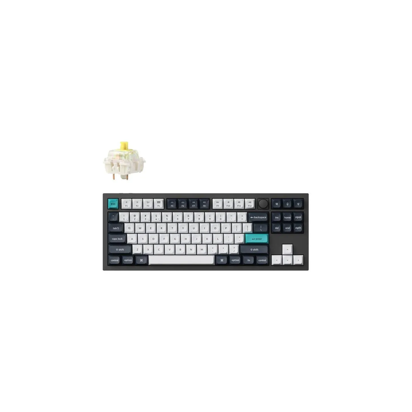Keychron KEYBOARD WRL Q3 MAX RGB/CARBON BLACK Q3M-M4 KEYCHRON