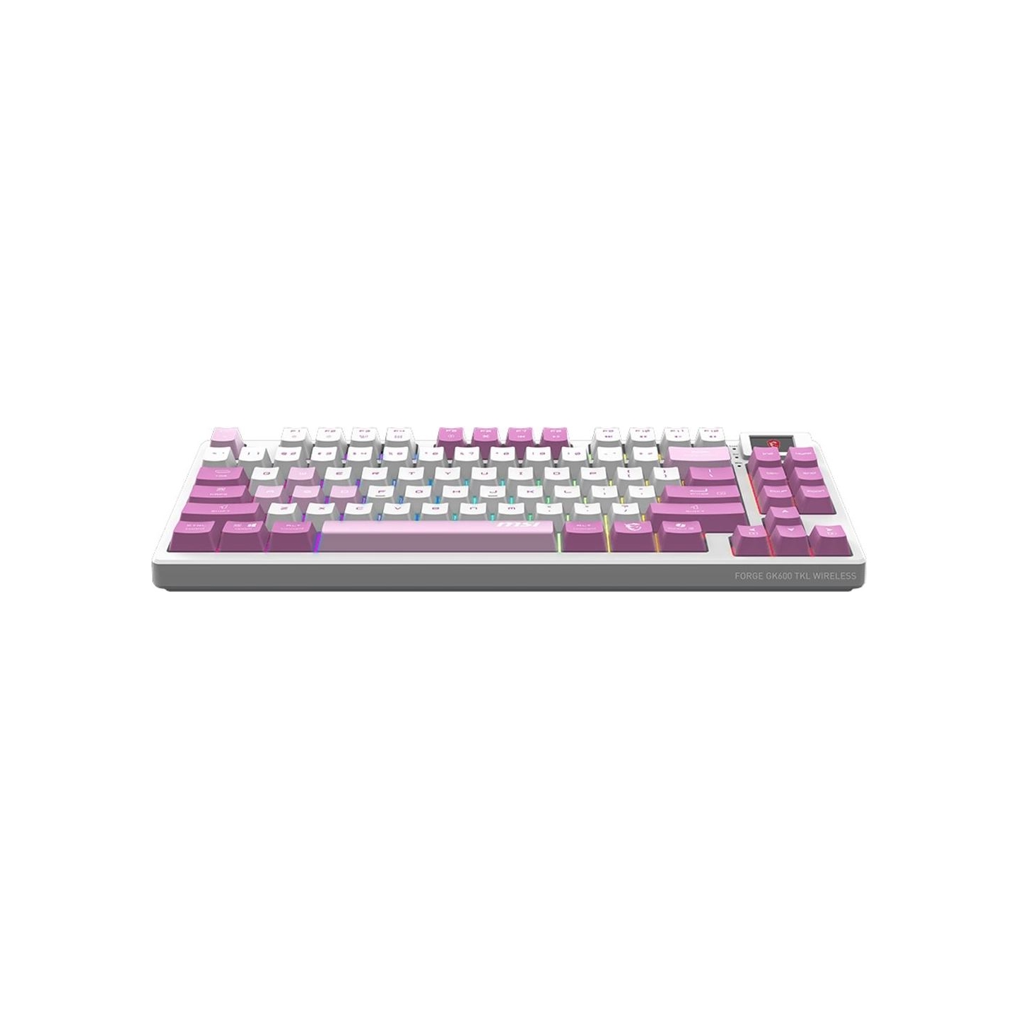 MSI KEYBOARD GAMING VIOLET US/FORGE GK600 TKL W VIOLET MSI