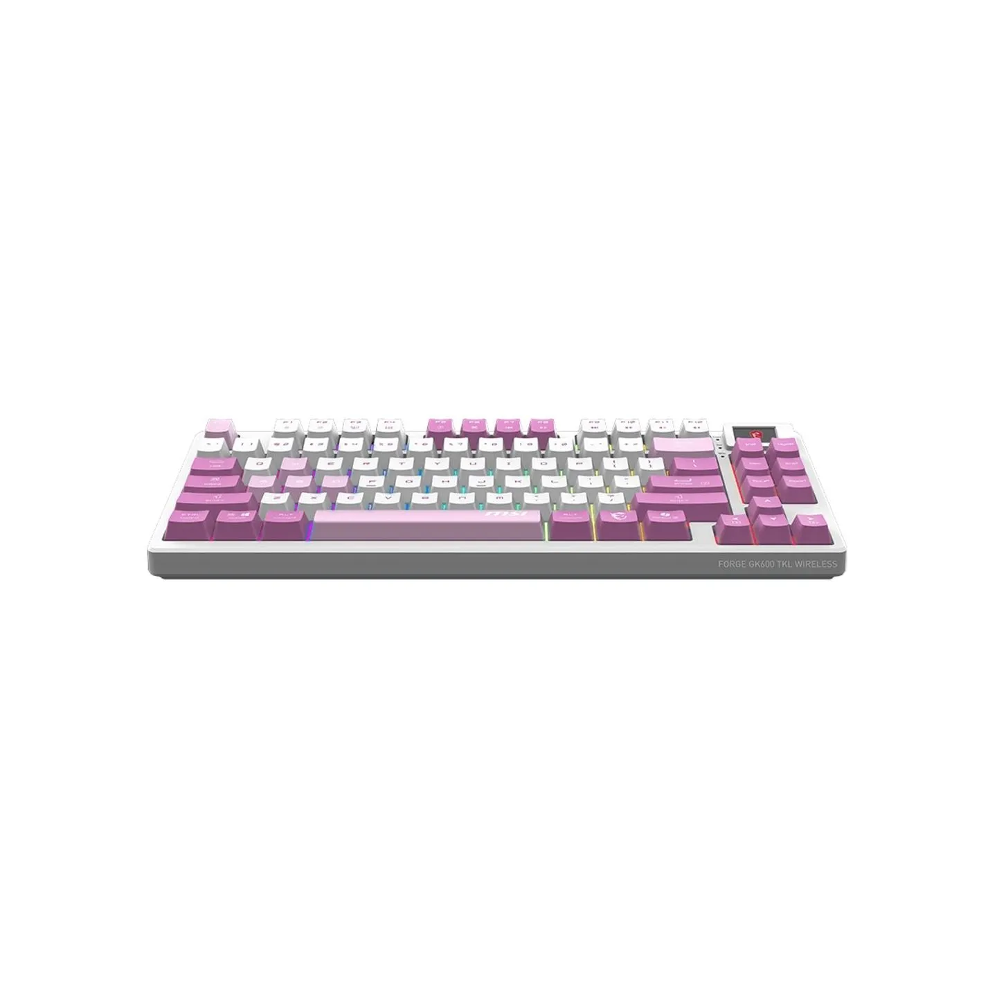 MSI KEYBOARD GAMING VIOLET US/FORGE GK600 TKL W VIOLET MSI