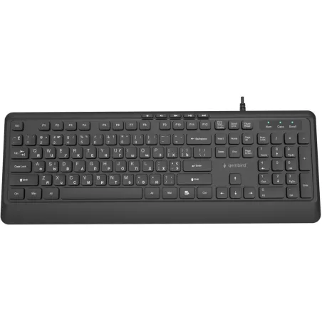 Gembird KEYBOARD MULTIMEDIA USB CYRILL/BLACK KB-MCH-05-CYRL GEMBIRD