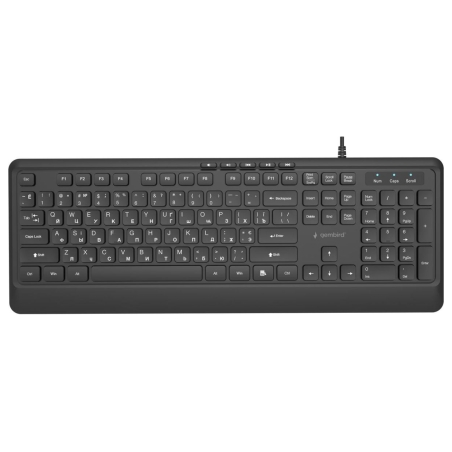 Gembird KEYBOARD MULTIMEDIA USB CYRILL/BLACK KB-MCH-05-CYRL GEMBIRD