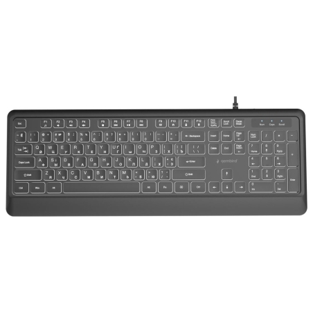 Gembird KEYBOARD MULTIMEDIA USB CYRILL/BLACK KB-UML-04-CYRL GEMBIRD