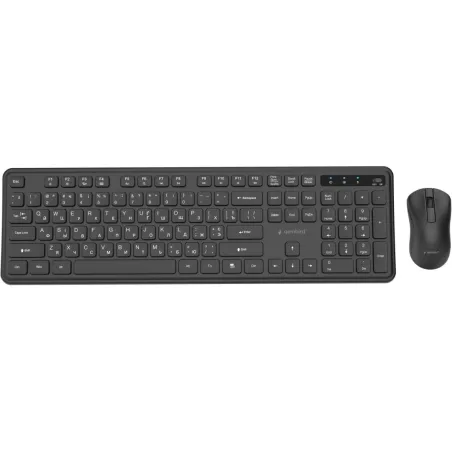 Gembird KEYBOARD +MOUSE WRL CYRILLIC/BK KBS-WPS-01-CYRL GEMBIRD