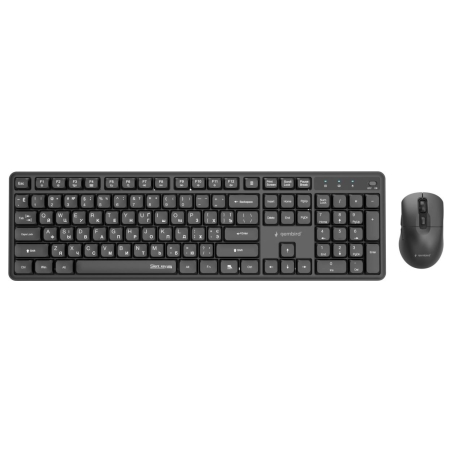 Gembird KEYBOARD +MOUSE WRL CYRILLIC/BLACK KBS-WMS-01-CYRL GEMBIRD