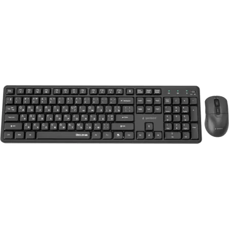Gembird KEYBOARD +MOUSE WRL CYRILLIC/BLACK KBS-WMS-01-CYRL GEMBIRD