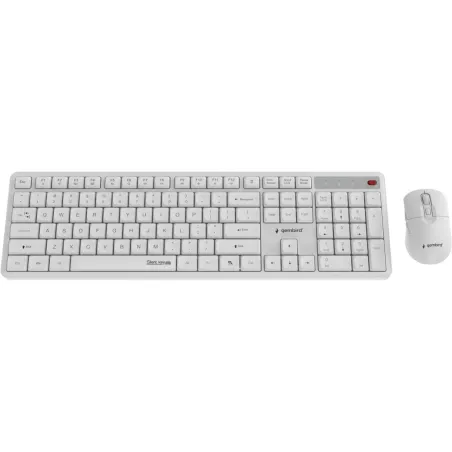 Gembird KEYBOARD +MOUSE WRL ENG/WHITE KBS-WMS-01-W GEMBIRD