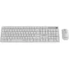 Gembird KEYBOARD +MOUSE WRL ENG/WHITE KBS-WMS-01-W GEMBIRD