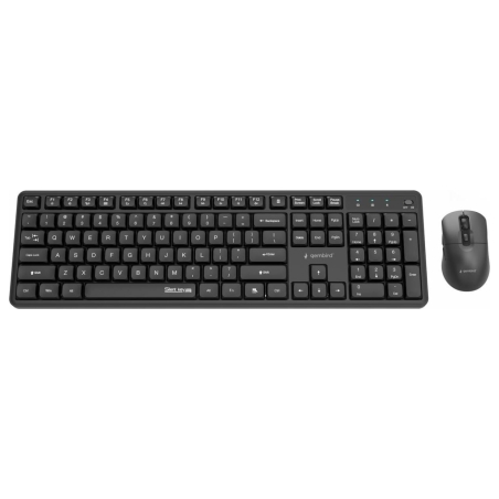 Gembird KEYBOARD +MOUSE WRL ENG/BLACK KBS-WMS-01 GEMBIRD