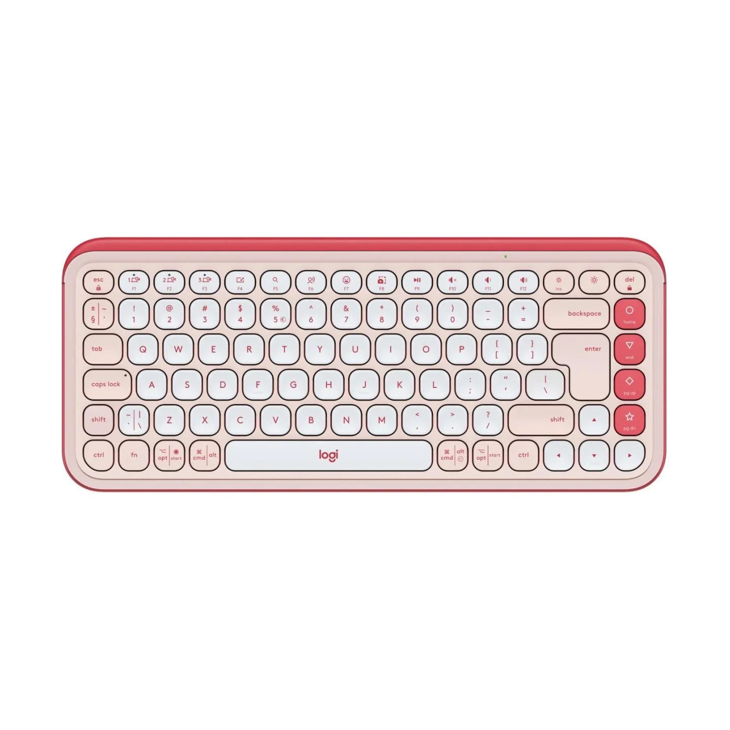 Logitech POP ICON KEYS - ROSE - US INT'L - BT  - INTNL-973