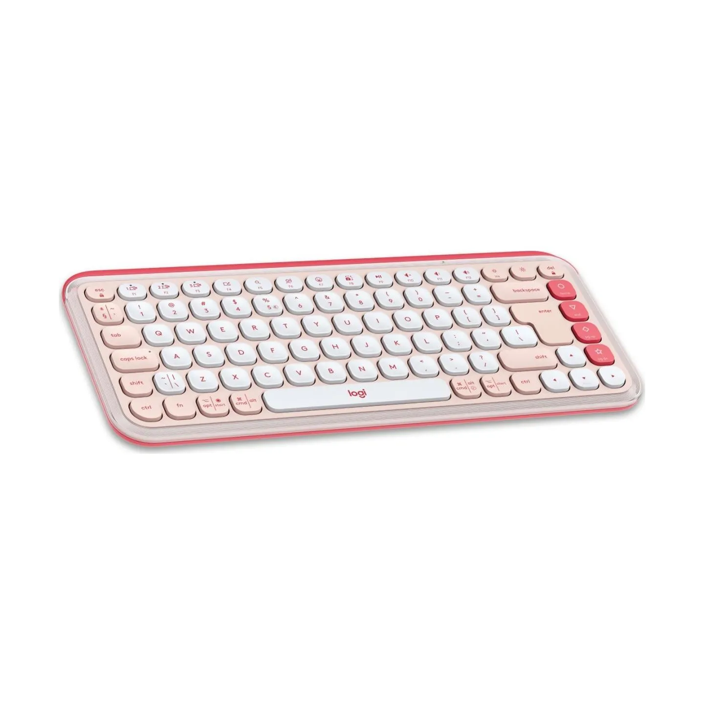 Logitech POP ICON KEYS - ROSE - US INT'L - BT  - INTNL-973