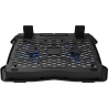 Canyon NS03, Cooling stand dual-fan with 2x2.0 USB hub, support up to 10”-15.6” laptop, ABS plastic and iron, Fans dimension:125