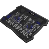 Canyon NS03, Cooling stand dual-fan with 2x2.0 USB hub, support up to 10”-15.6” laptop, ABS plastic and iron, Fans dimension:125