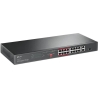 Tp-Link Switch|TP-LINK|Desktop/pedestal|16x10Base-T / 100Base-TX|PoE+ ports 16|TL-SL1218P