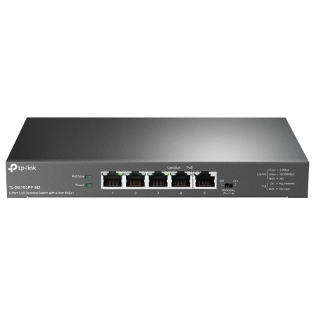 Tp-Link Switch|TP-LINK|TL-SG105PP-M2|Desktop/pedestal|5x2.5GbE|TL-SG105PP-M2