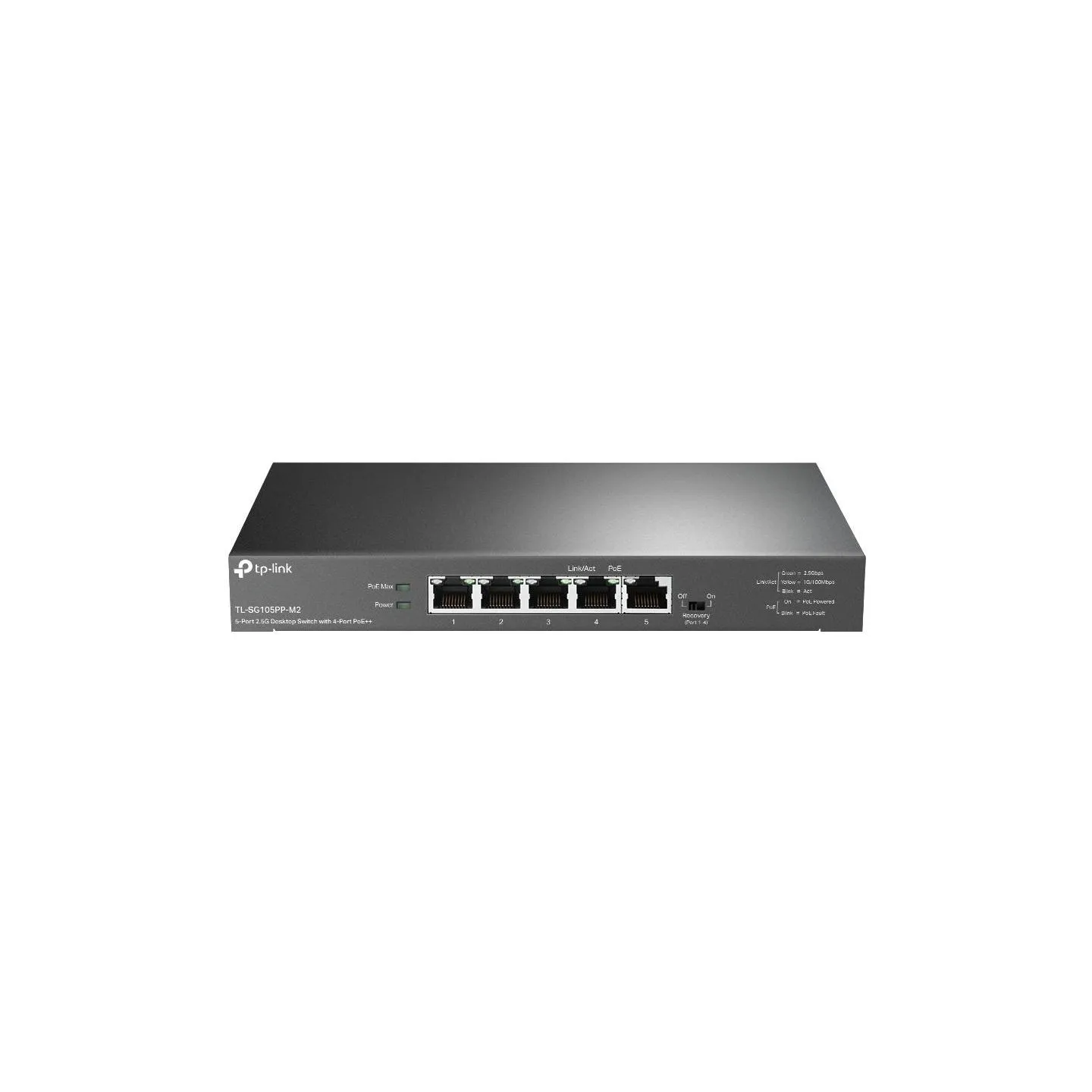 Tp-Link Switch|TP-LINK|TL-SG105PP-M2|Desktop/pedestal|5x2.5GbE|TL-SG105PP-M2
